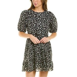 {ba&sh} Beth Mini Dress, Noir, Size S, NWT